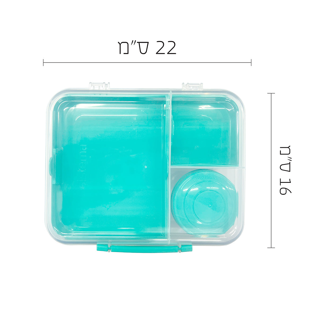 קופסת אוכל גדולה SISTEMA - חד קרן