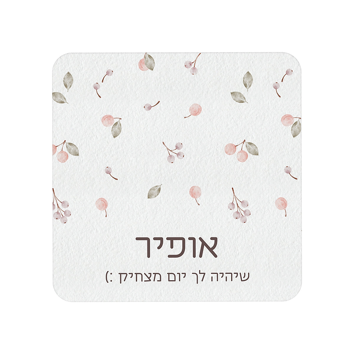 מדבקה לקופסת אוכל Sistema - שלווה