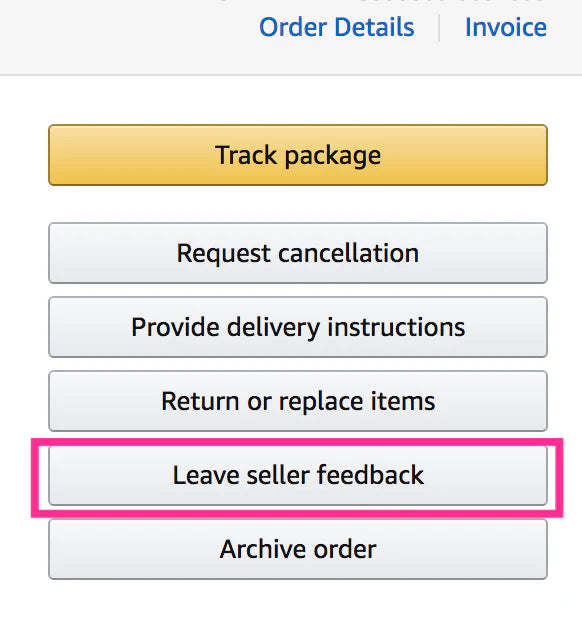 Amazon Seller Feedback