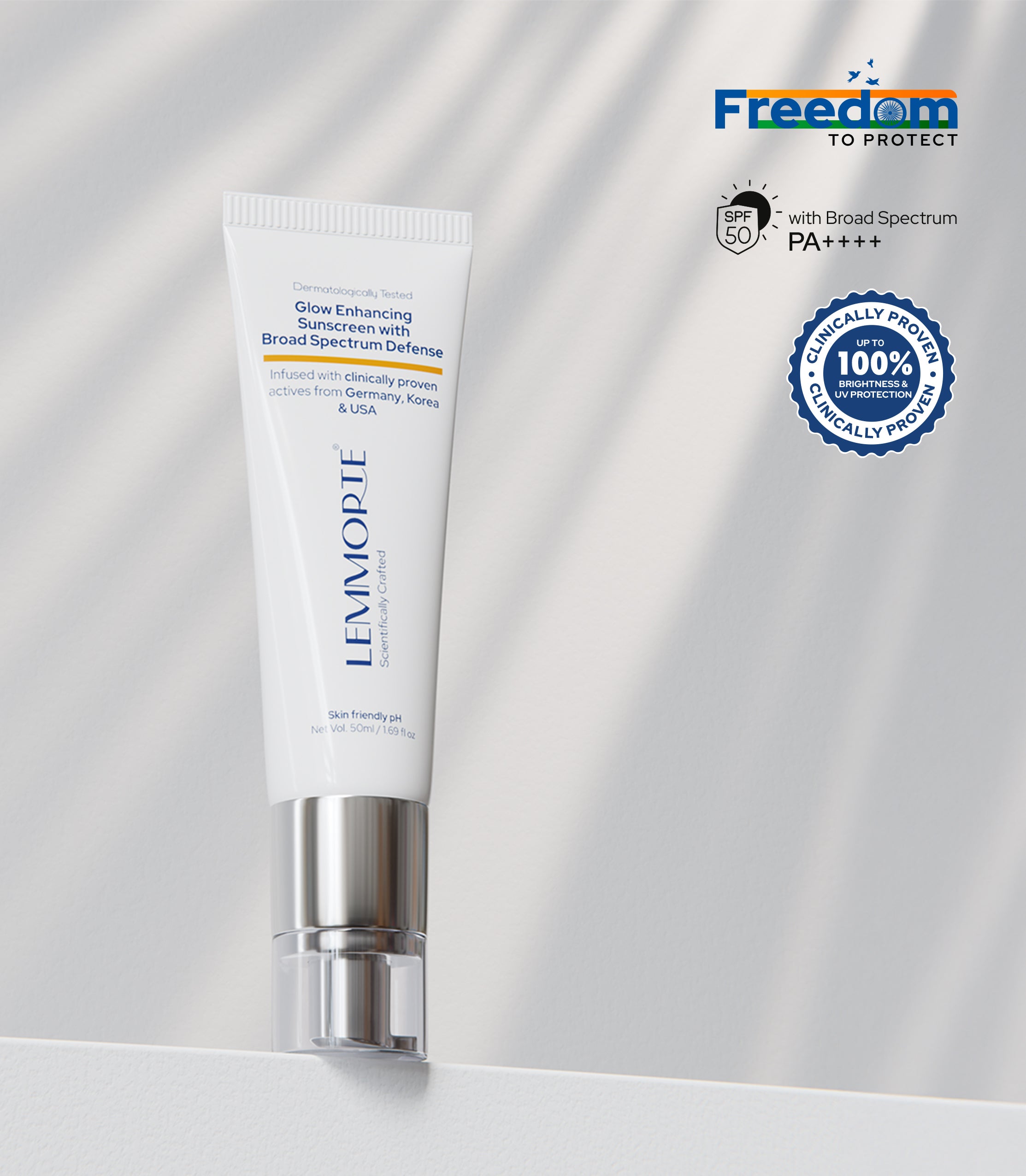 Glow Enhancing Sunscreen with Broad Spectrum Defense