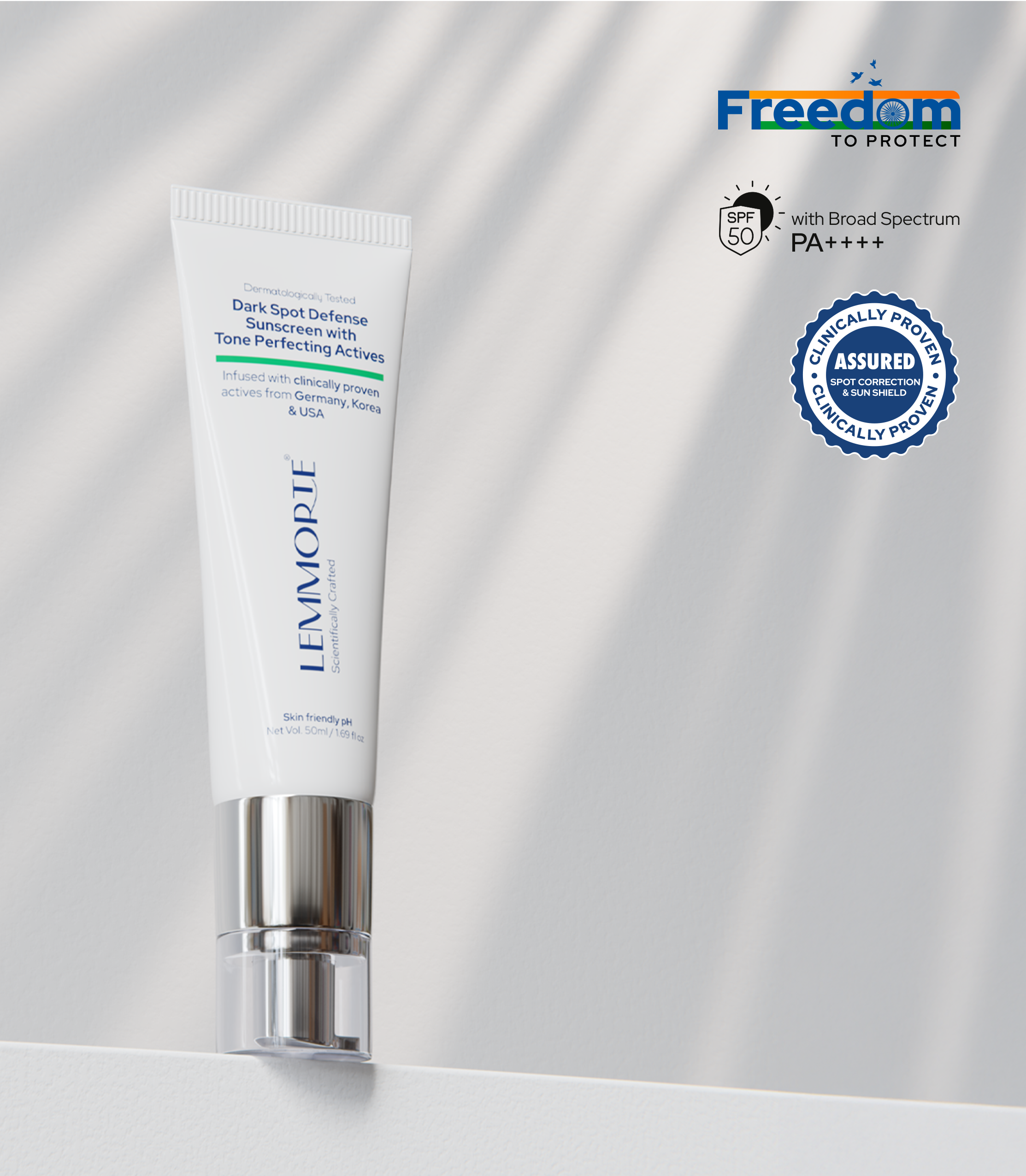 Dark Spot Defense Sunscreen with Tone-Perfecting Actives