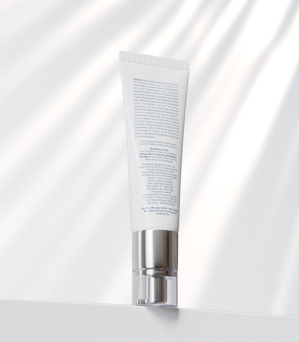 Breakout-Control Sunscreen with Broad Spectrum Shield