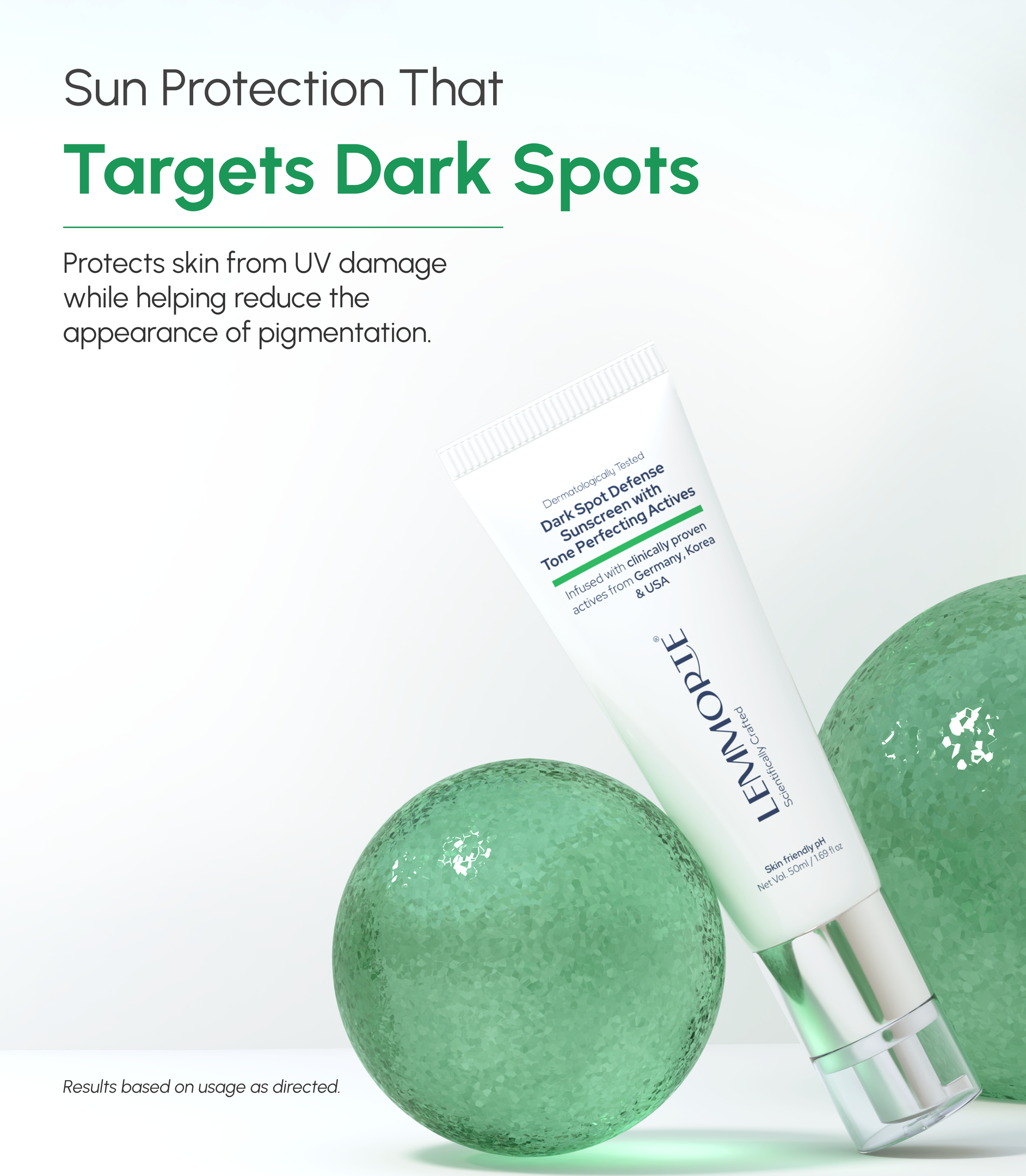 Dark Spot Defense Sunscreen with Tone-Perfecting Actives