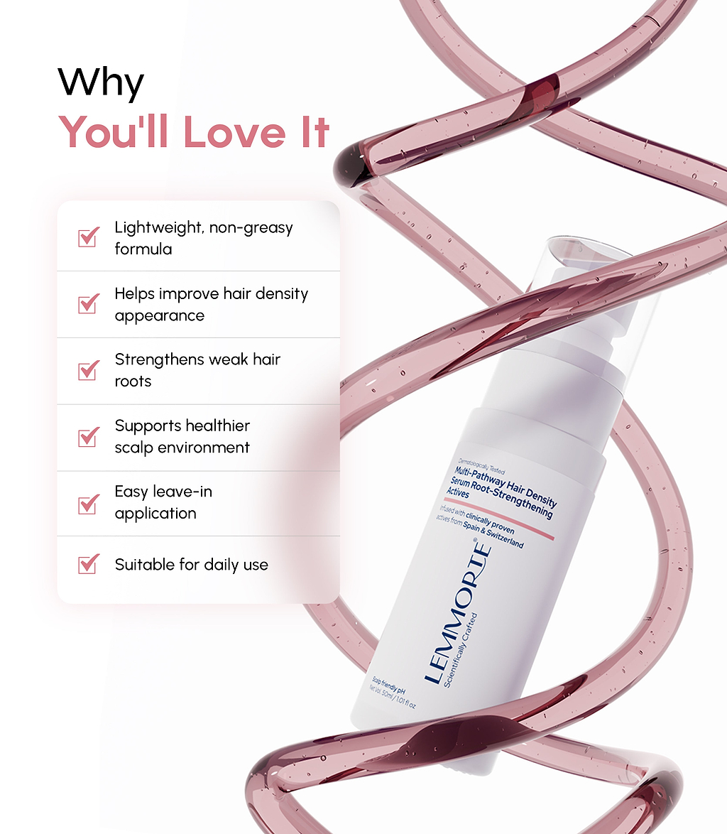 Multi-Pathway Hair Density Serum with Root-Strengthening Actives