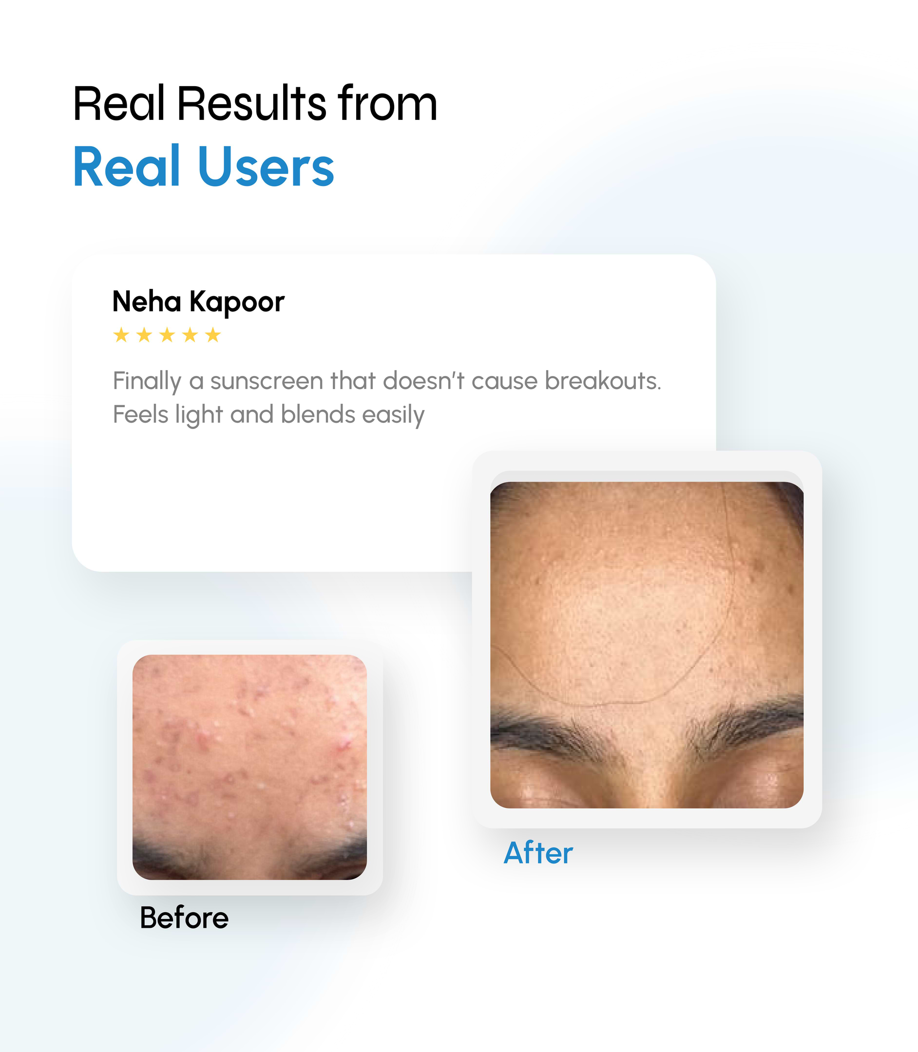 Breakout-Control Sunscreen with Broad Spectrum Shield