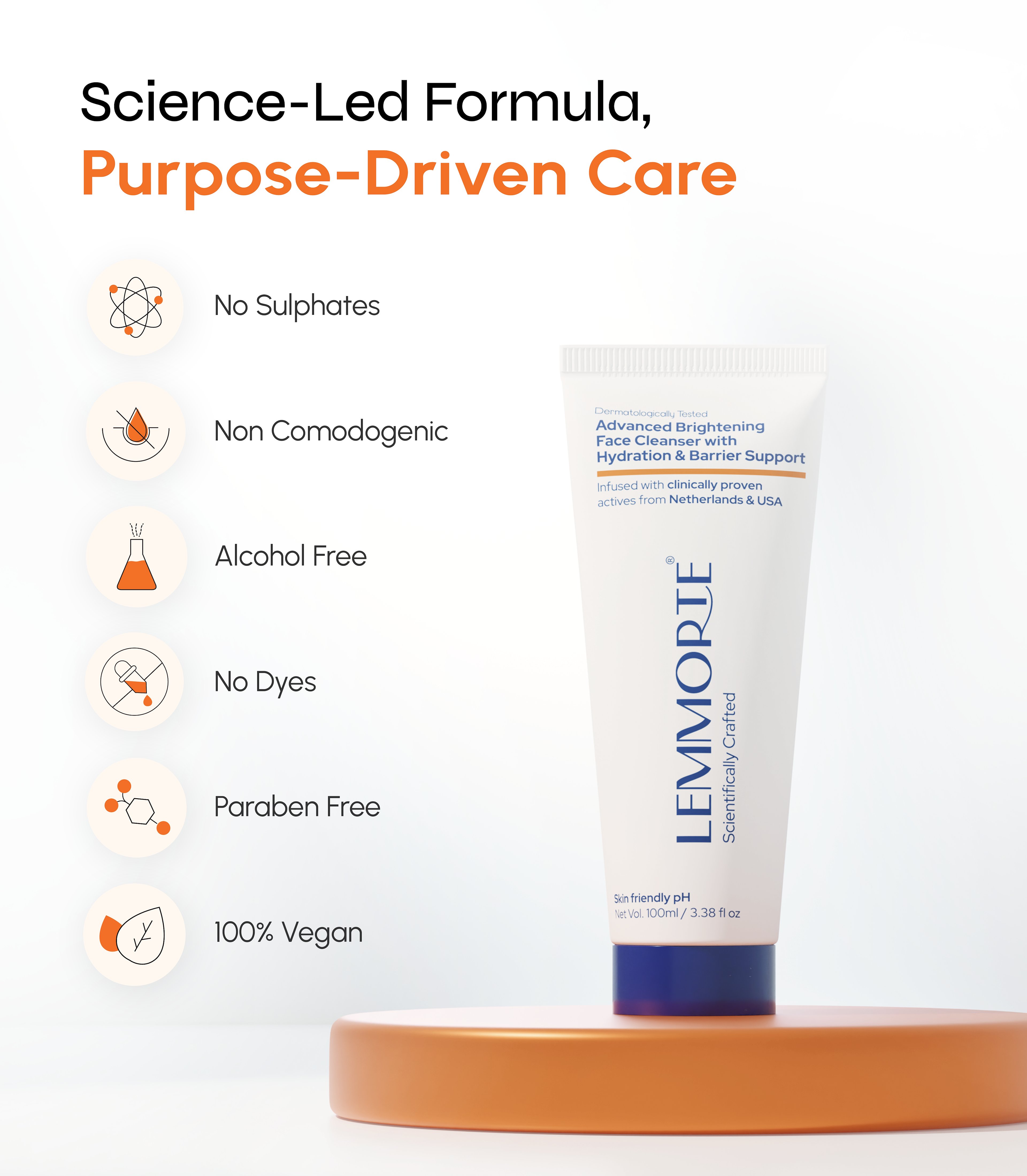 Advanced Brightening Face Cleanser with Hydration & Barrier Support