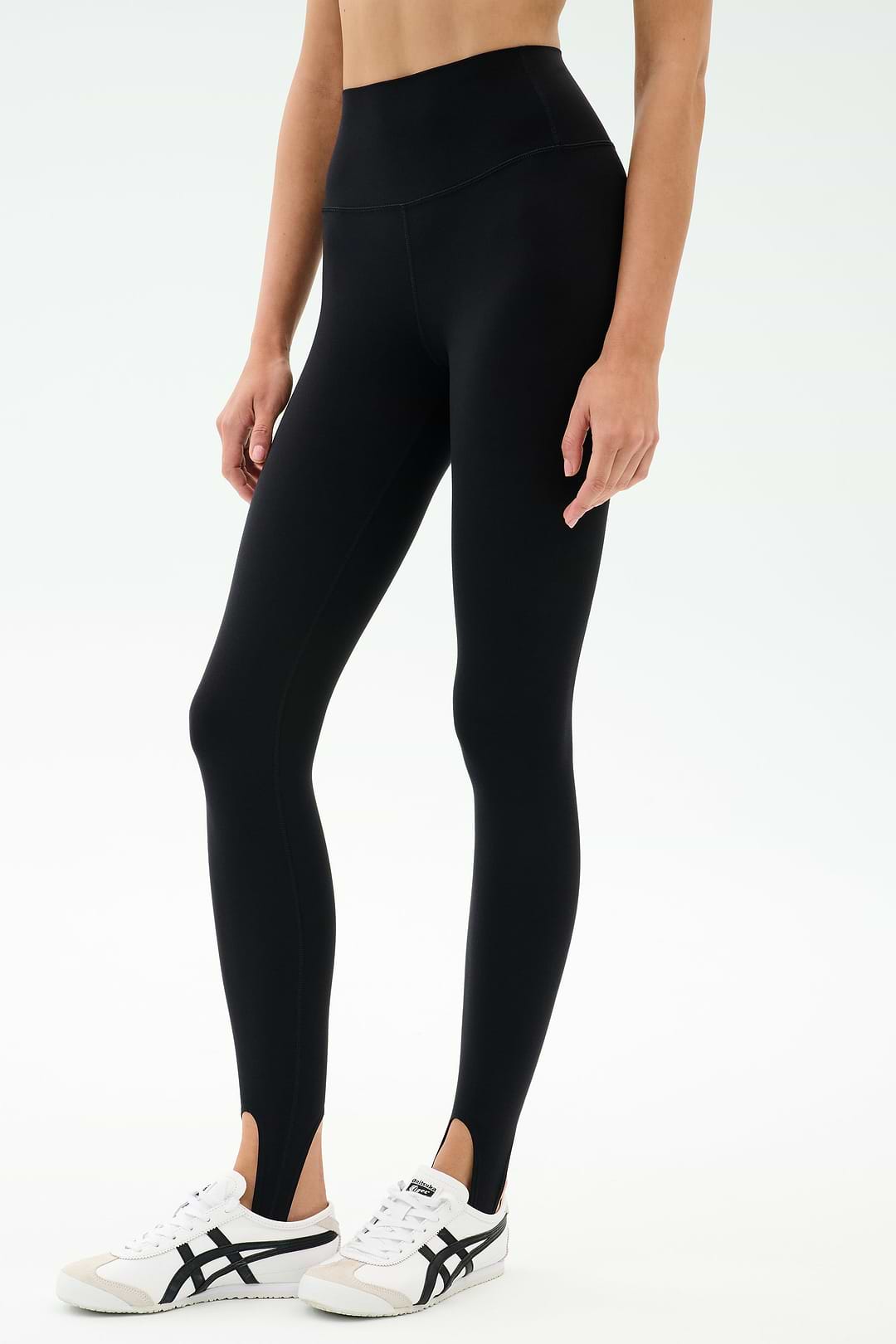 Miles High Waist Rigor 7/8 - Black/White – SPLITS59