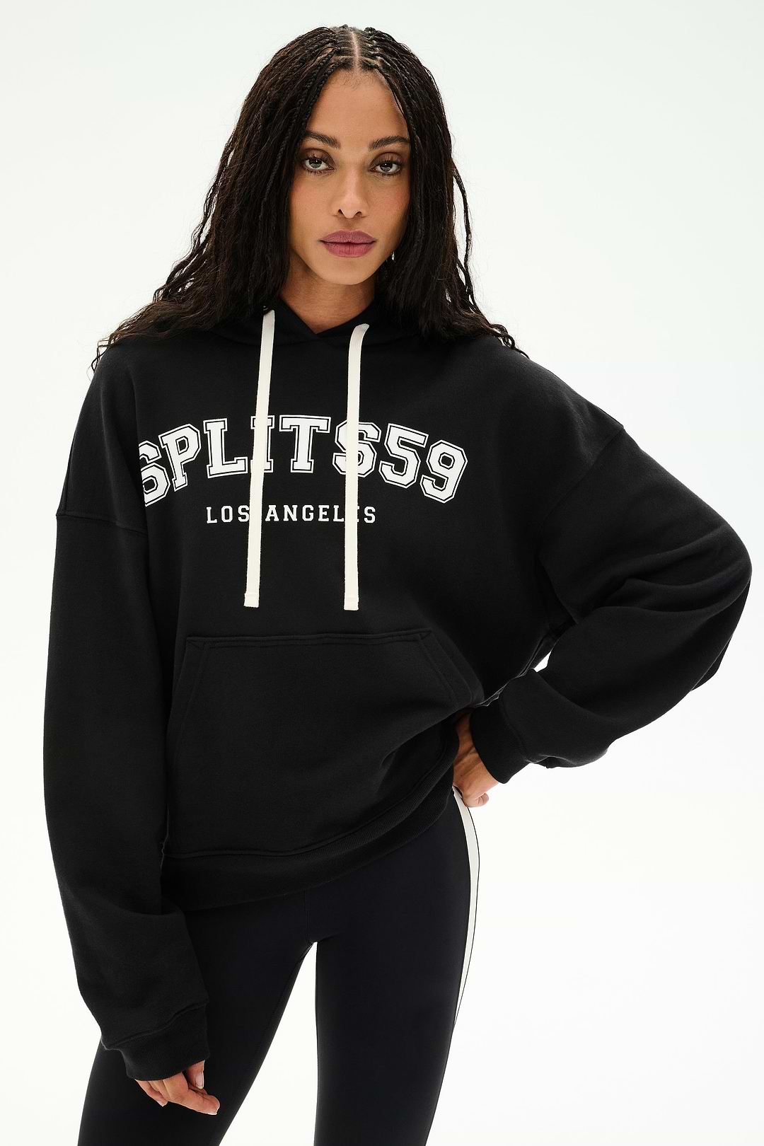 Stella French Terry Oversized Hoodie - Black/Splits59 Los Angeles