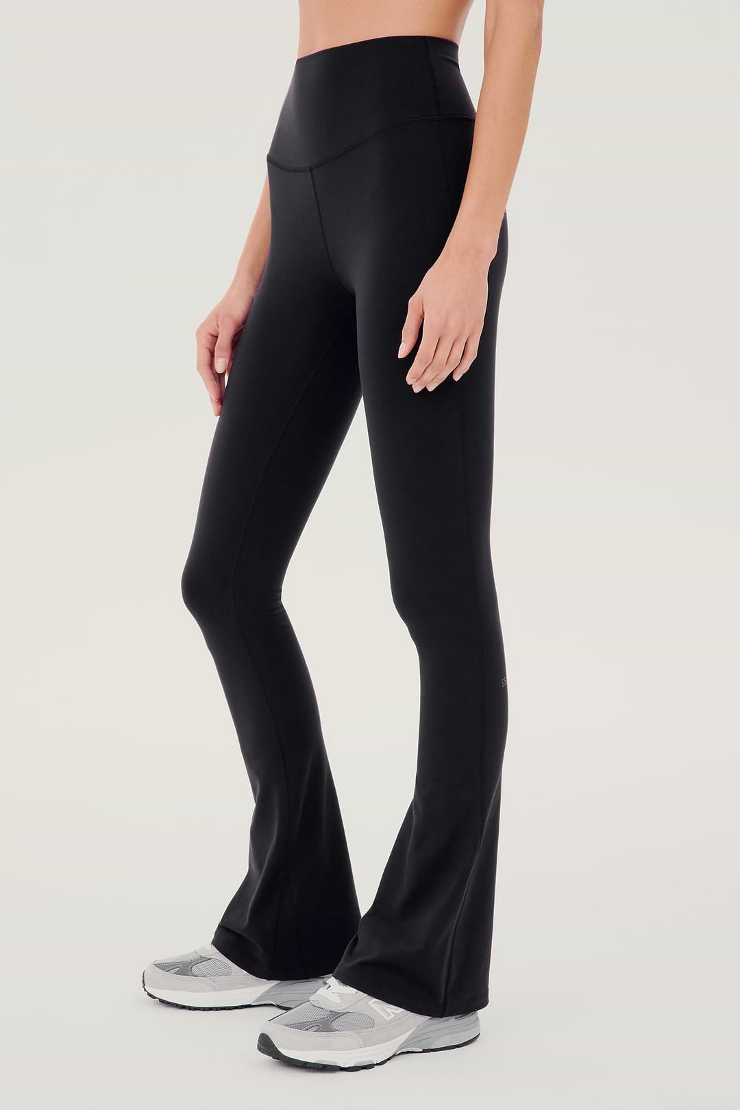 Raquel High Waist Flared Legging - Indigo/White/Black – SPLITS59