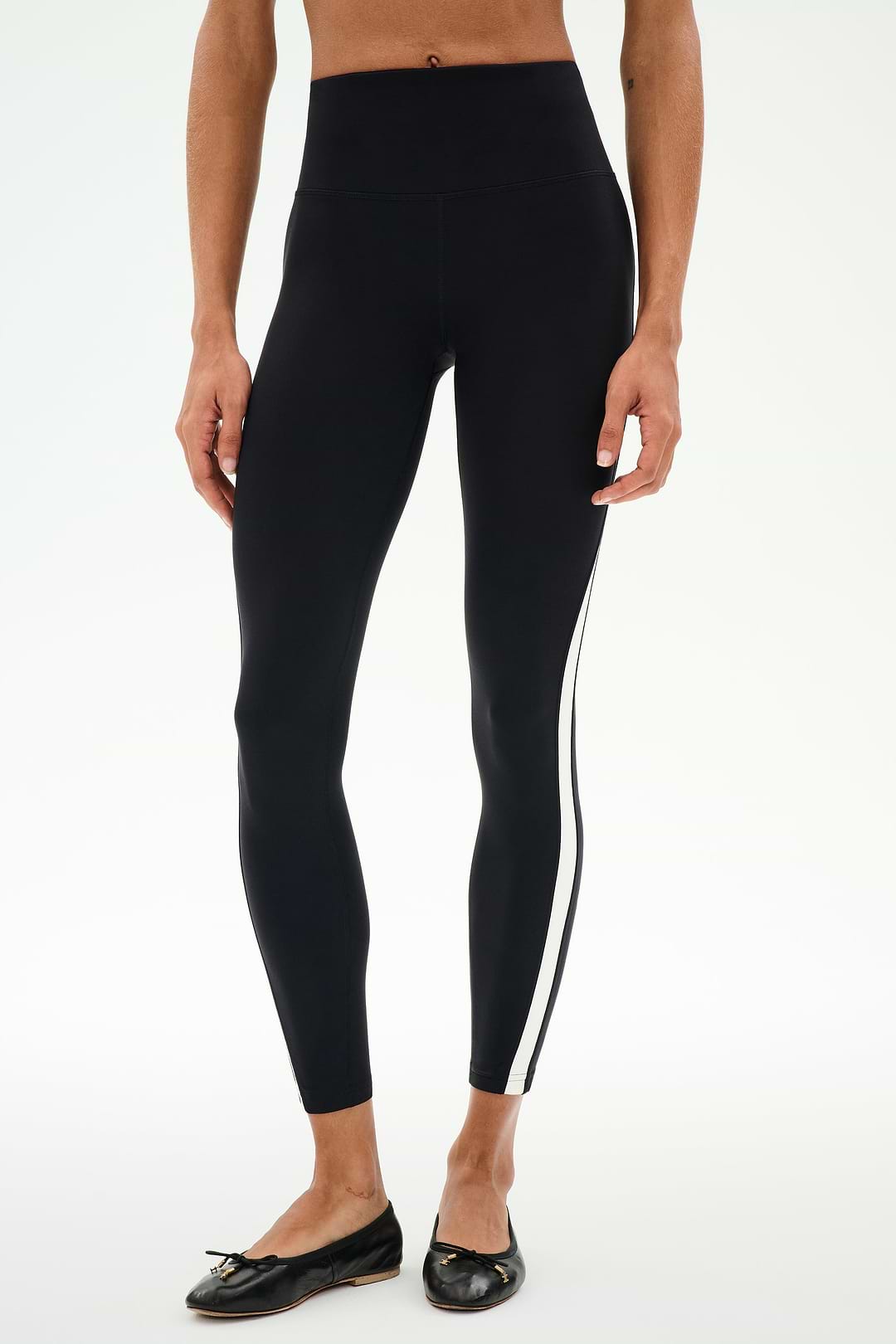 Miles High Waist Rigor 7/8 - Black/White – SPLITS59