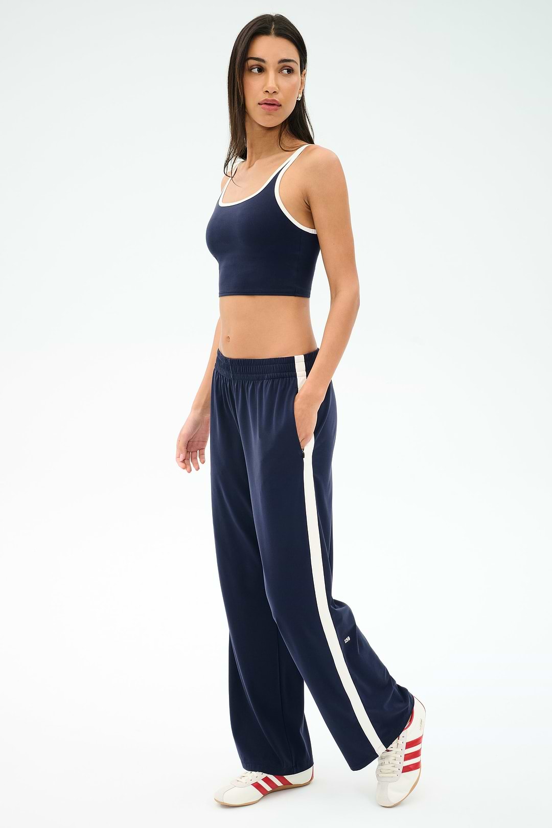 Maxie Rigor Track Pant - Indigo/White – SPLITS59