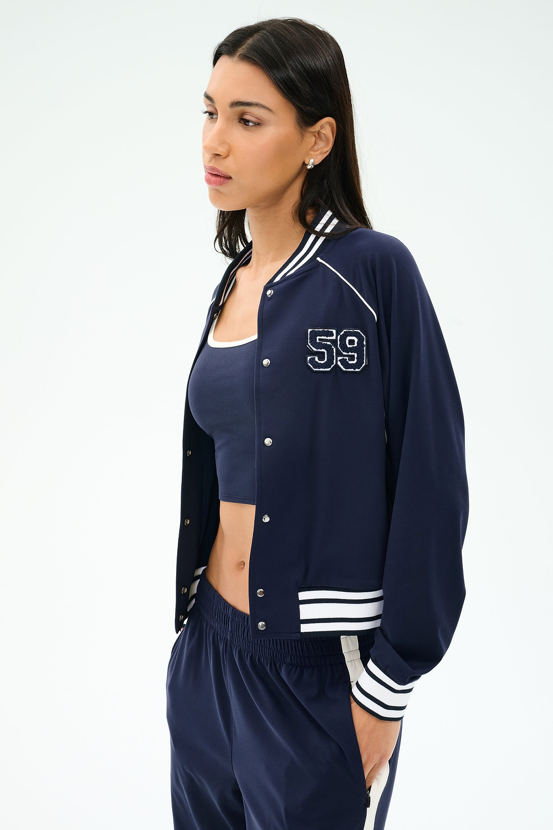 Hayes Varsity Rigor Jacket - Indigo – SPLITS59