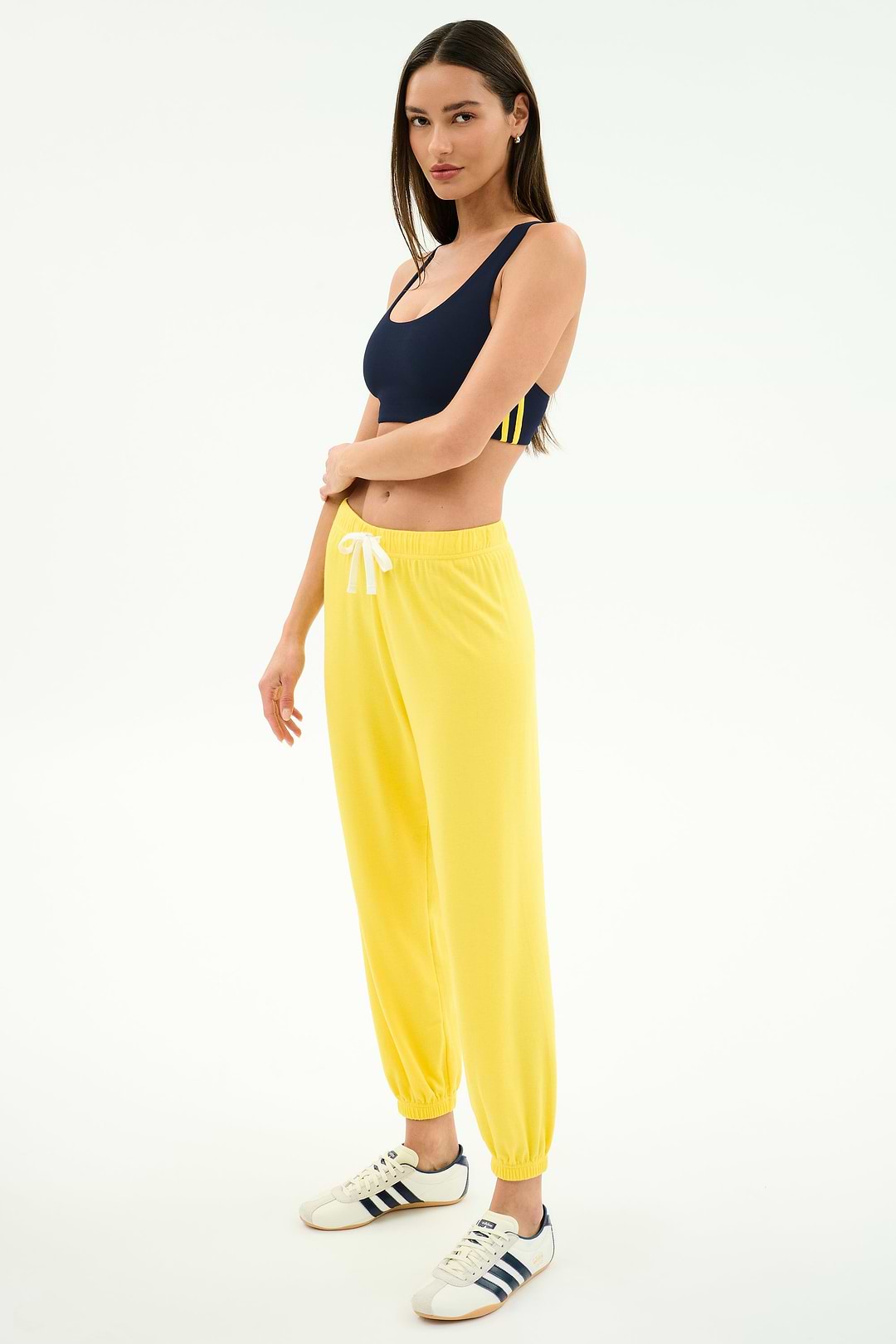Andie Oversized Fleece Sweatpant - Bright Yellow – SPLITS59
