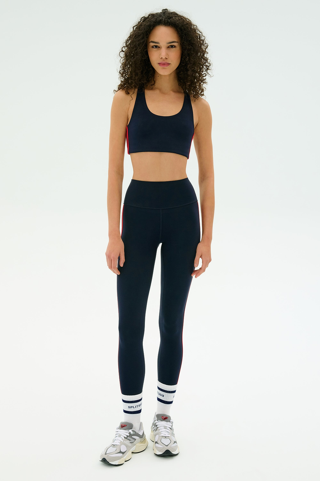 Ella Airweight Bra - Indigo/Pirate Red – SPLITS59