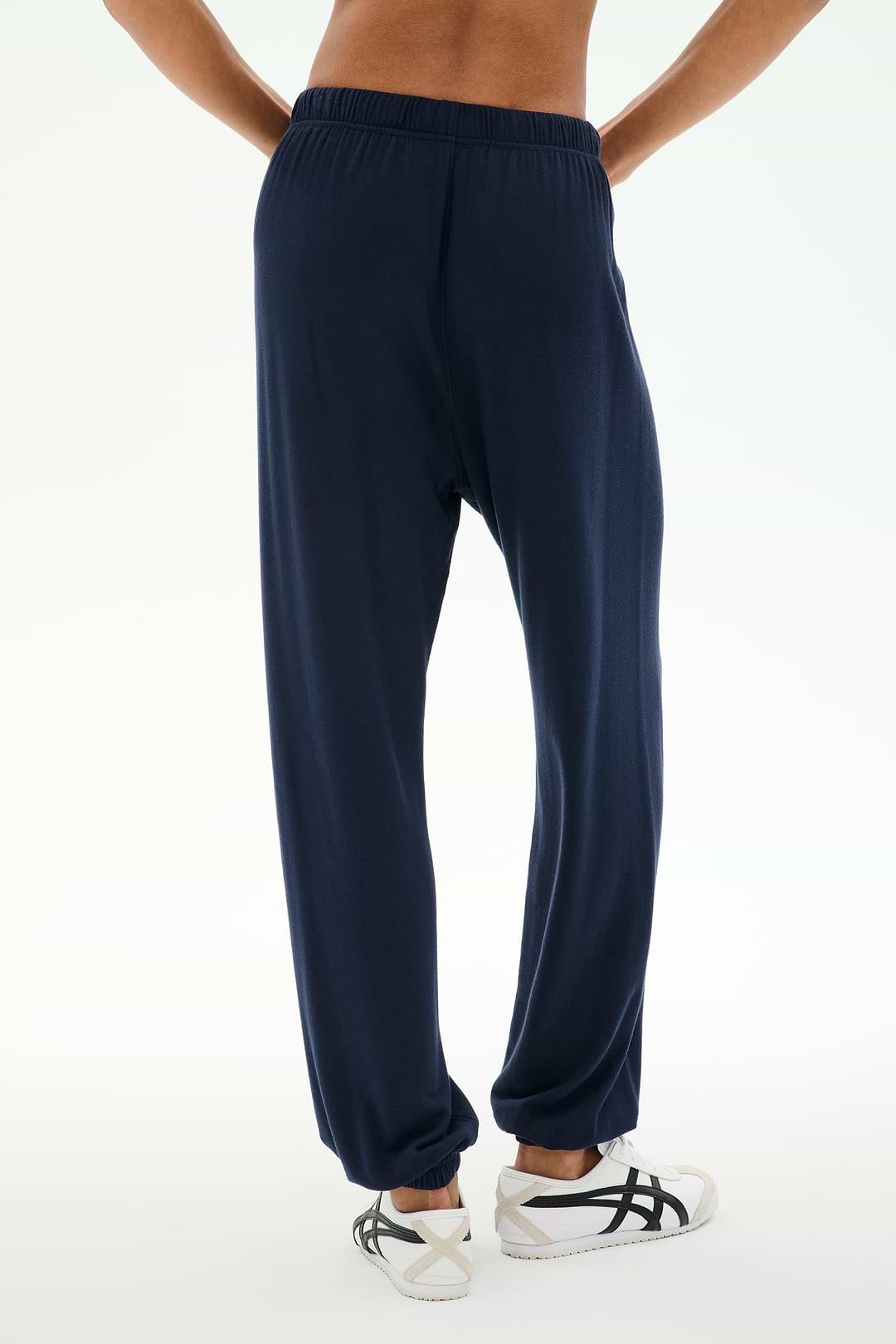 Andie Oversized Fleece Sweatpant - Indigo – SPLITS59