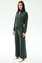A woman stands in a relaxed pose wearing the SPLITS59 Peaches Airweight Cargo Jacket in Military and matching wide-leg pants, paired with white sneakers against a plain light background.