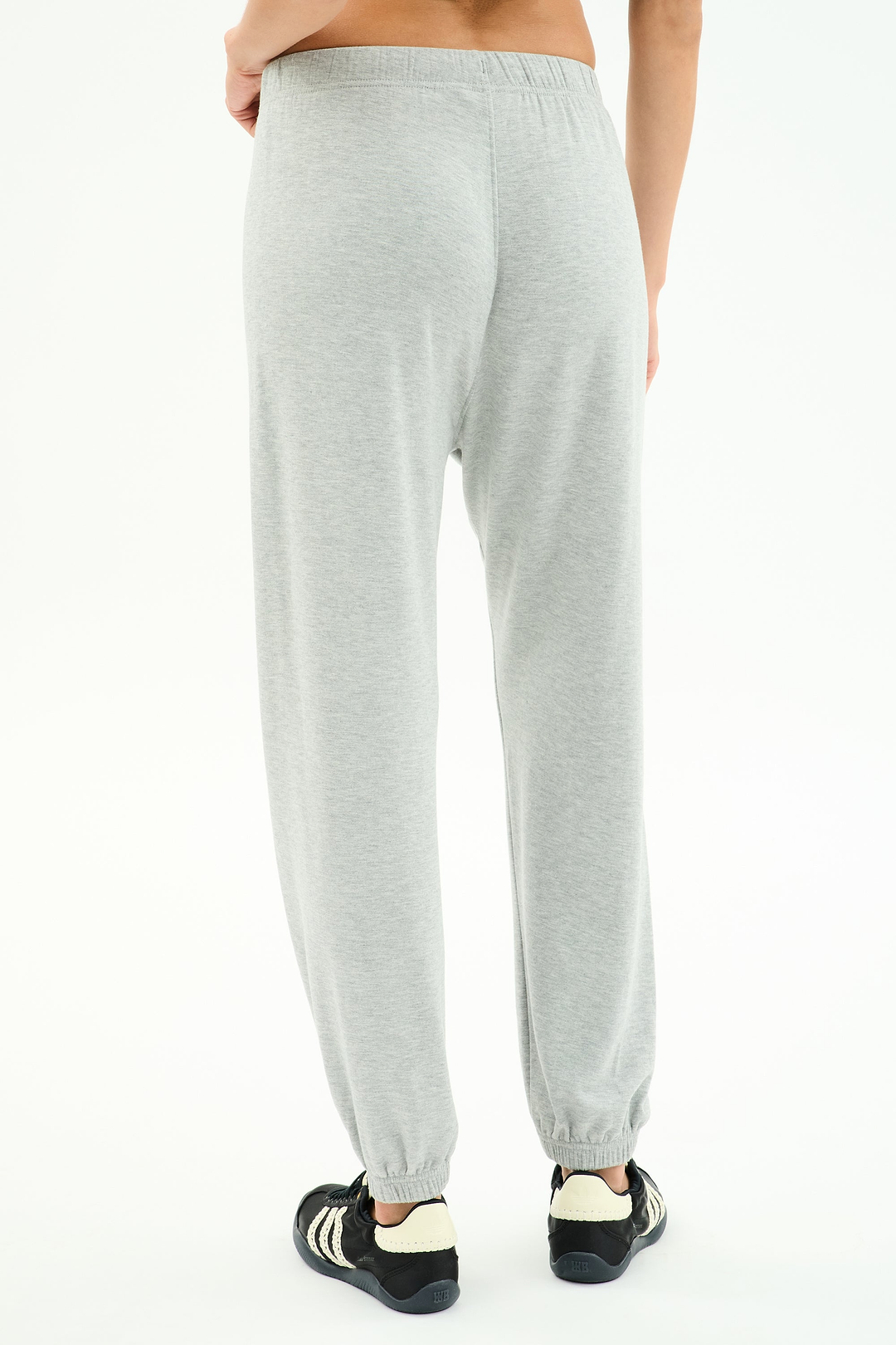 Andie Oversized Fleece Varsity 59 Sweatpant - Heather Grey/59
