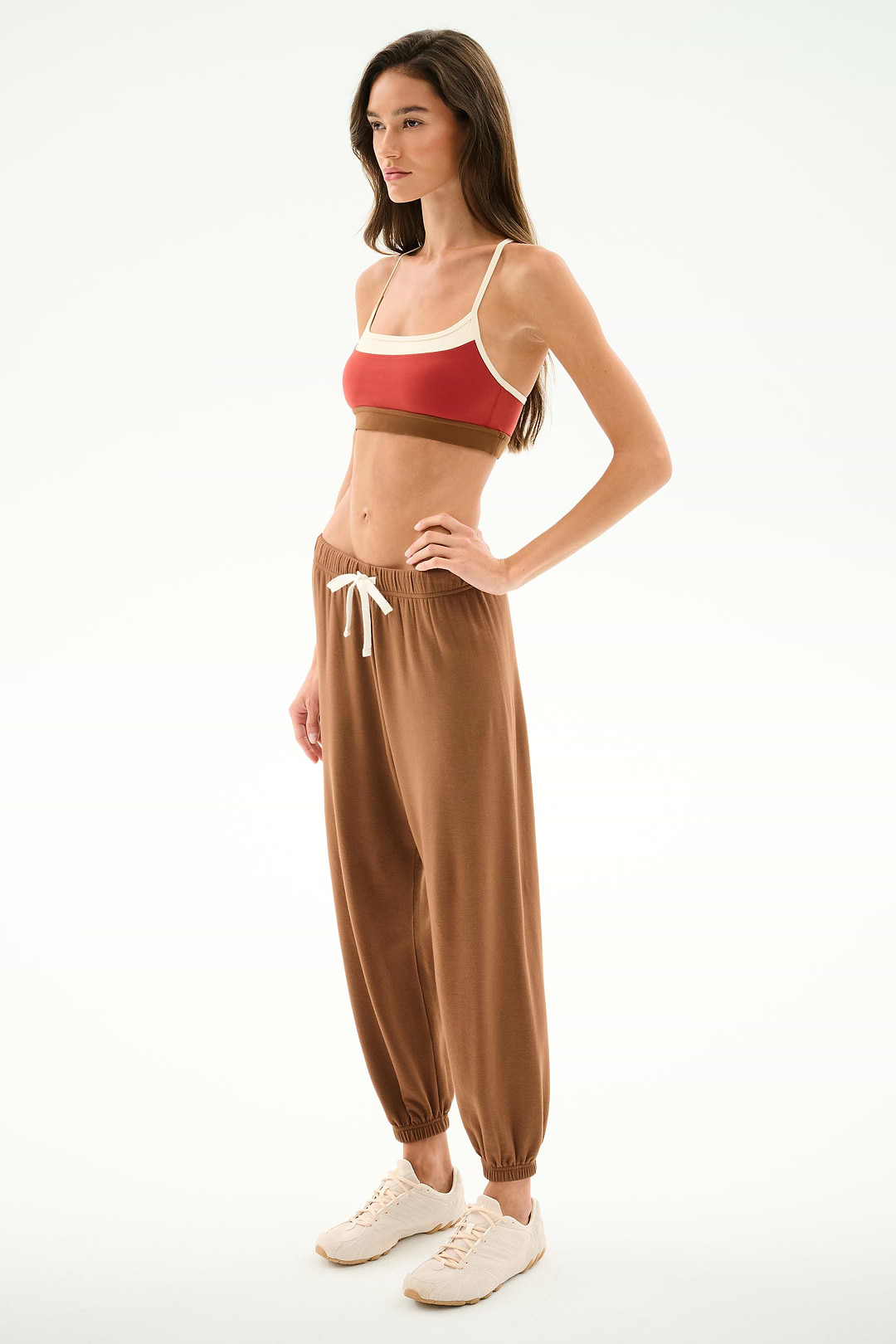 Andie Oversized Fleece Sweatpant - Toffee – SPLITS59