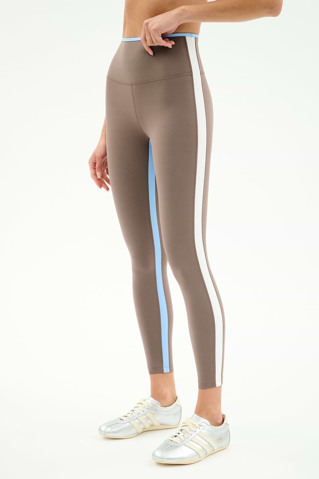 Sam High Waist Rigor 7/8 - Lentil/White – SPLITS59