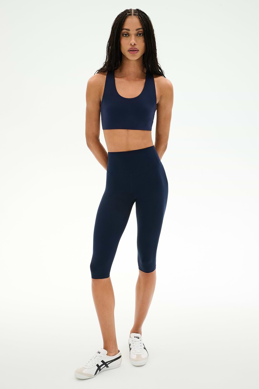 Women's Sara Airweight Sports Bra in Indigo Blue – SPLITS59