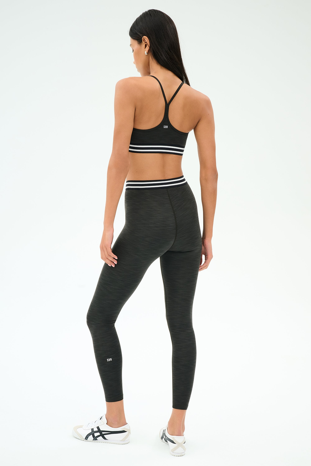 Bailey Active Rib High Waist 7/8 - Heather Graphite – SPLITS59