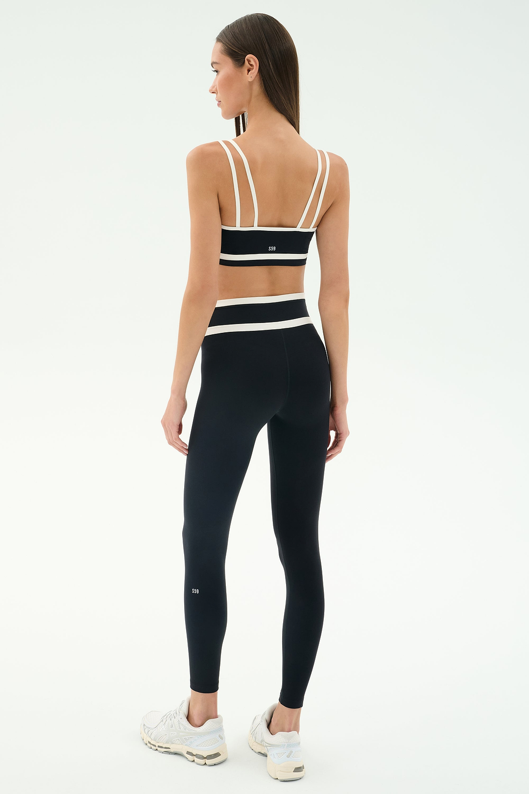 Mason High Waist Rigor Full Length - Black/White – SPLITS59