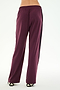 A person is seen from the back against a plain white background wearing SPLITS59’s Maxie Rigor Track Pant in Dark Cherry/Black, featuring a loose fit and black side stripes.