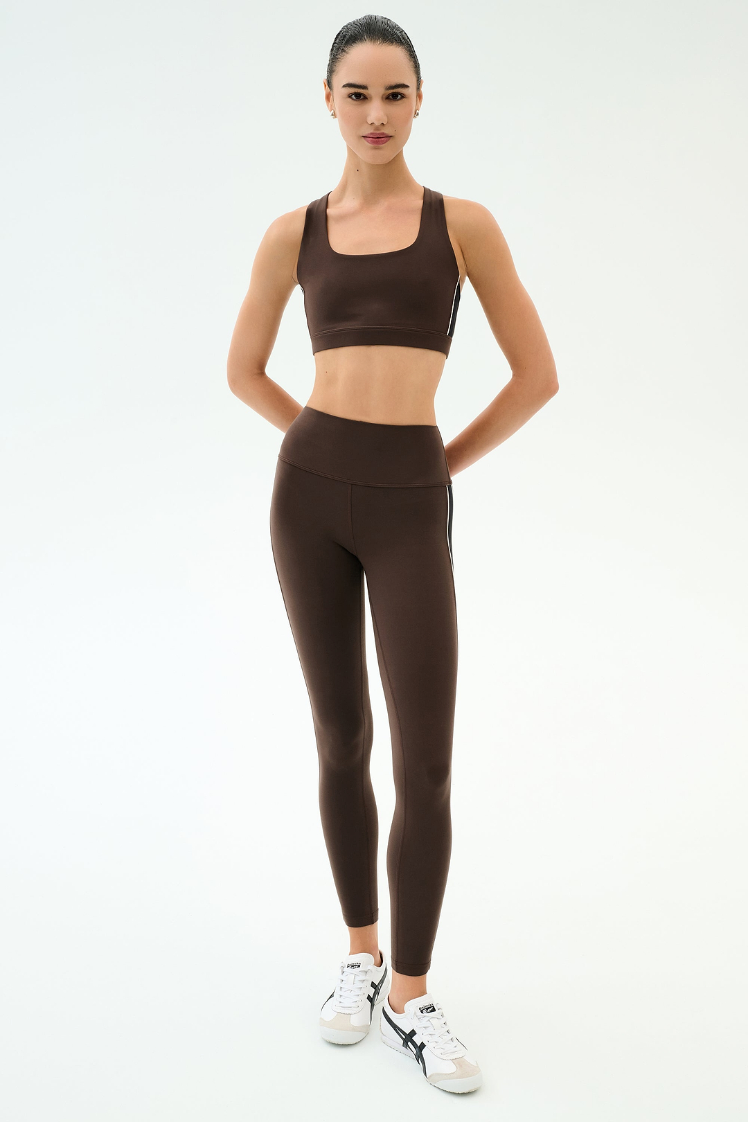 Lexi Rigor Bra - Dark Chocolate/Black – SPLITS59