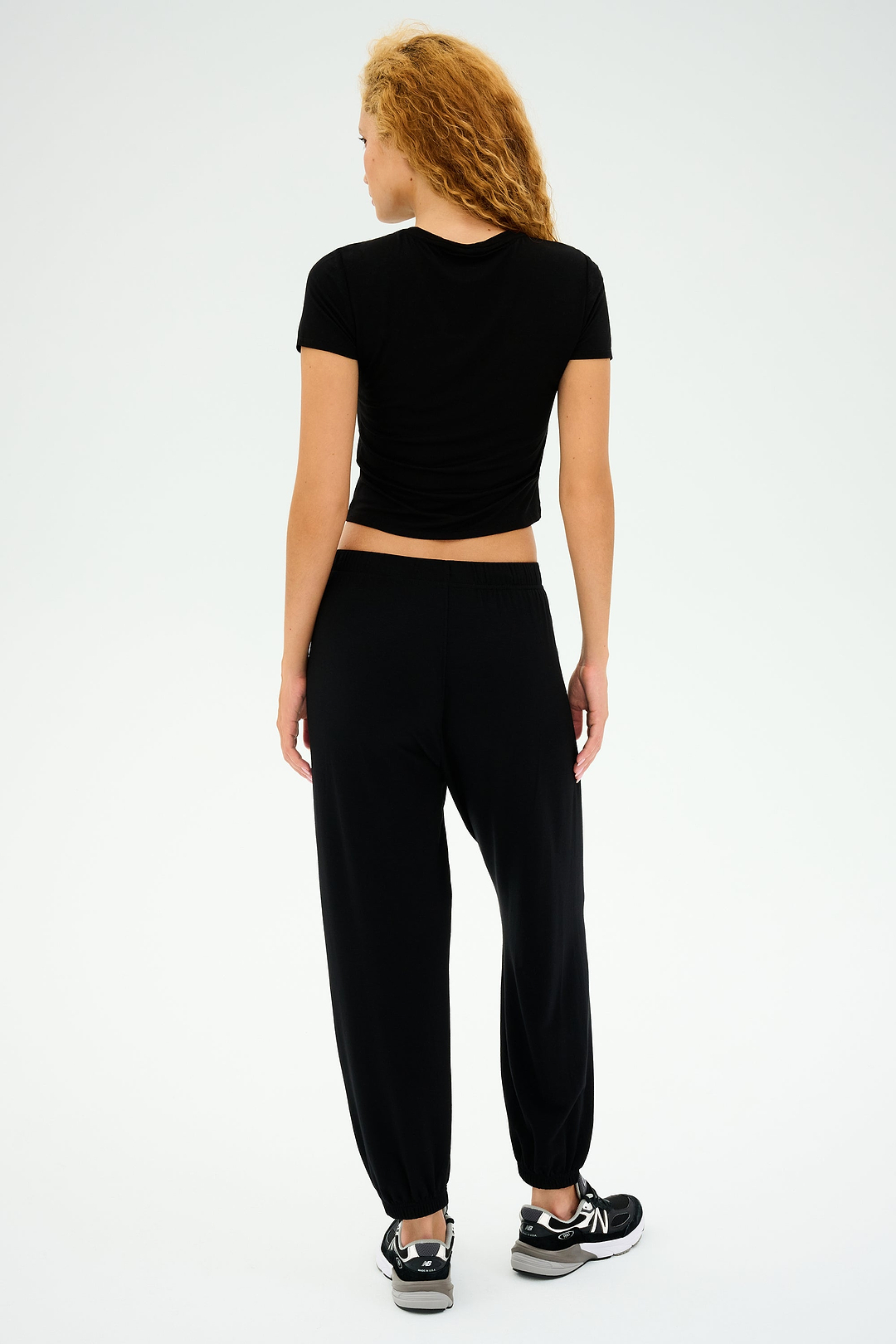 Andie Oversized Fleece Sweatpant - Black – SPLITS59
