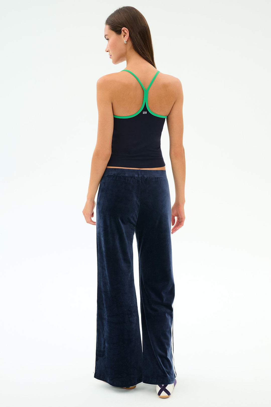 Heritage Velour Pant - Indigo/White – SPLITS59