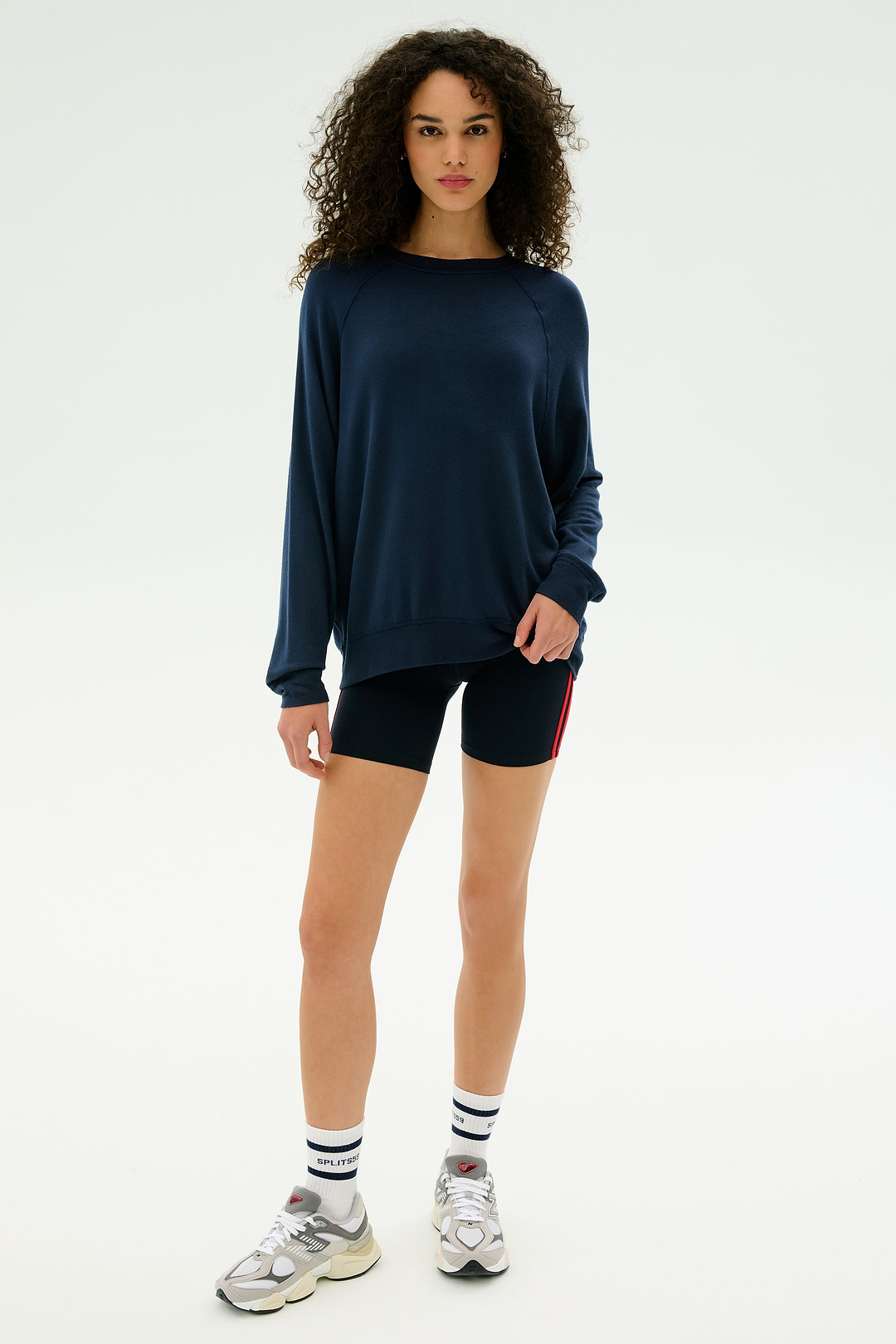 Andie Fleece Sweatshirt - Indigo – SPLITS59