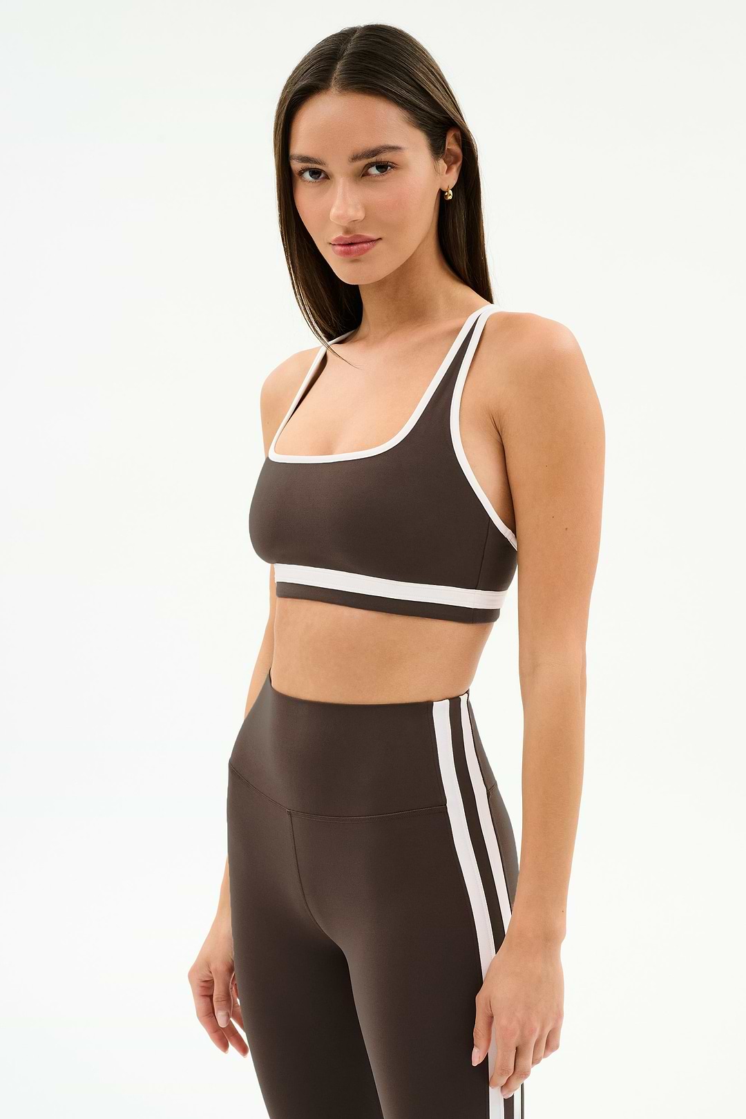 Bianca Rigor Bra - Dark Chocolate/White – SPLITS59
