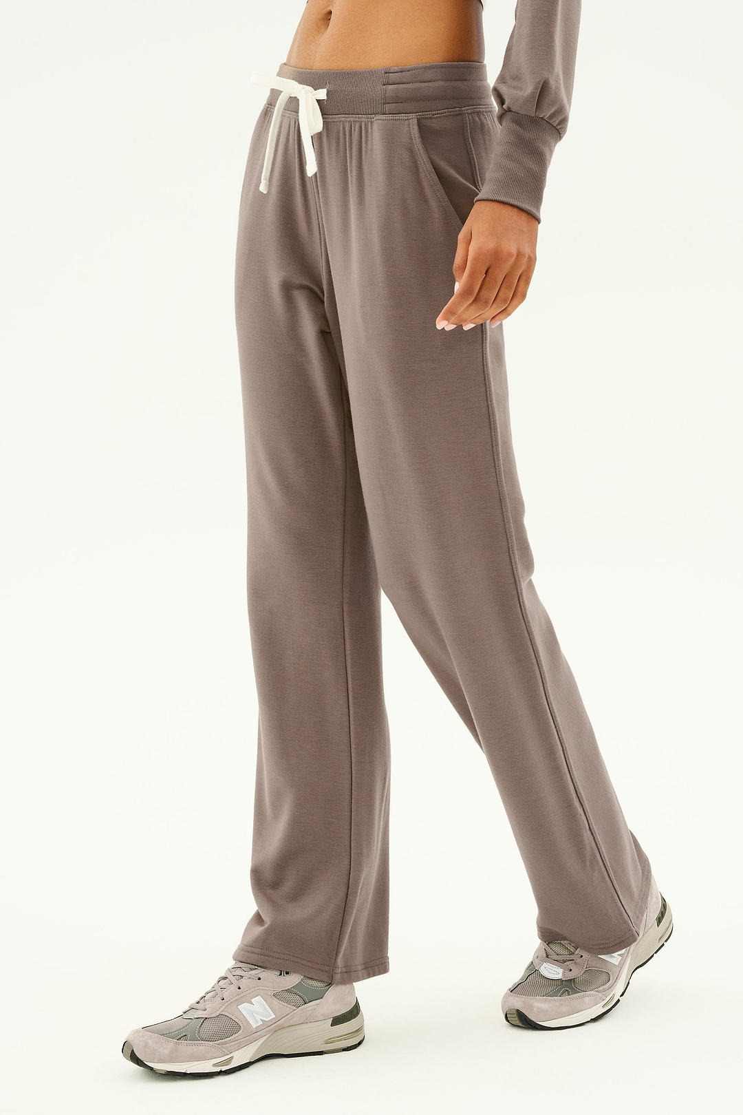 Raven Fleece Full Length Sweatpant - Lentil – SPLITS59