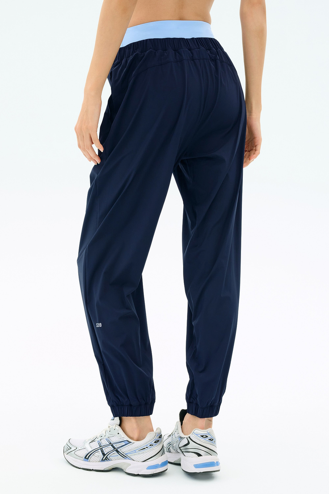 Megan Woven Nylon Jogger - Indigo – SPLITS59