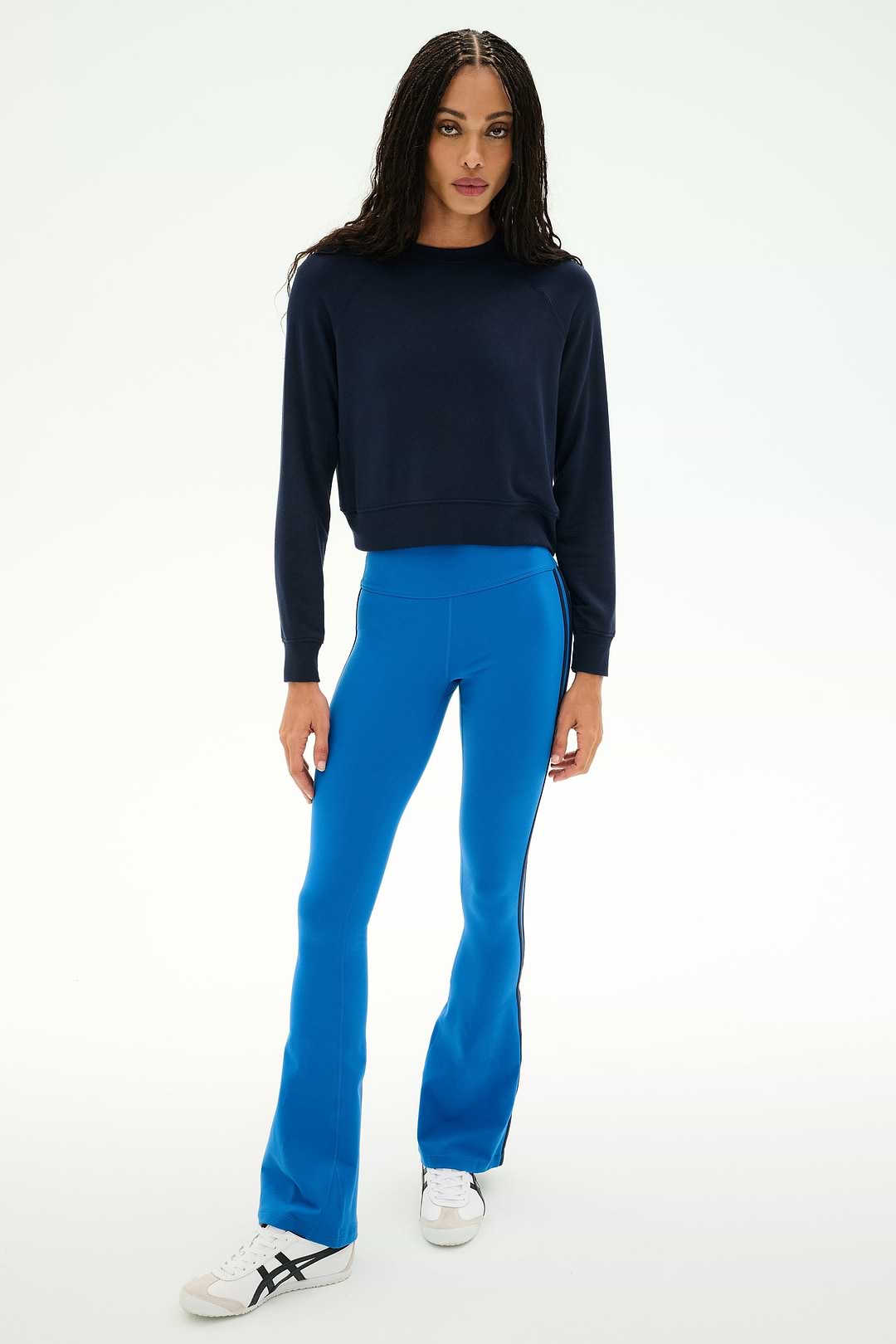 Brooks Fleece Long Sleeve Sweatshirt - Indigo – SPLITS59