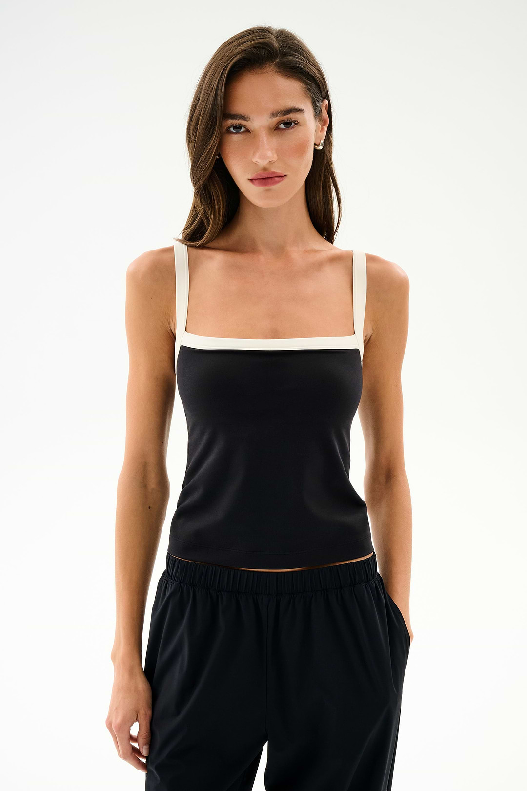 白黒2枚セットwerthy ASYMMETRY TANK(Cup in) Monah Rigor Tank - Black/White – SPLITS59