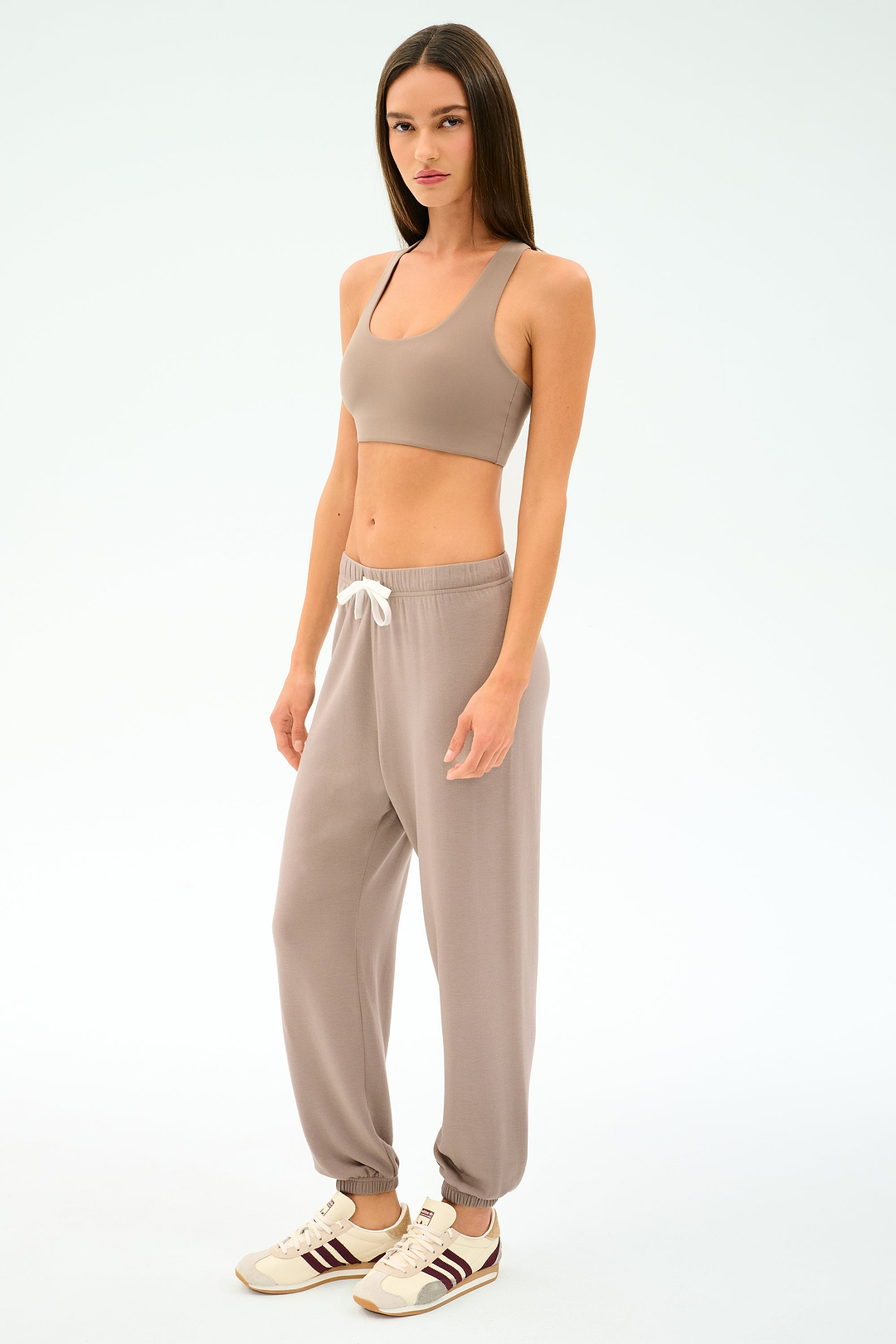 Andie Oversized Fleece Sweatpant - Latte – SPLITS59