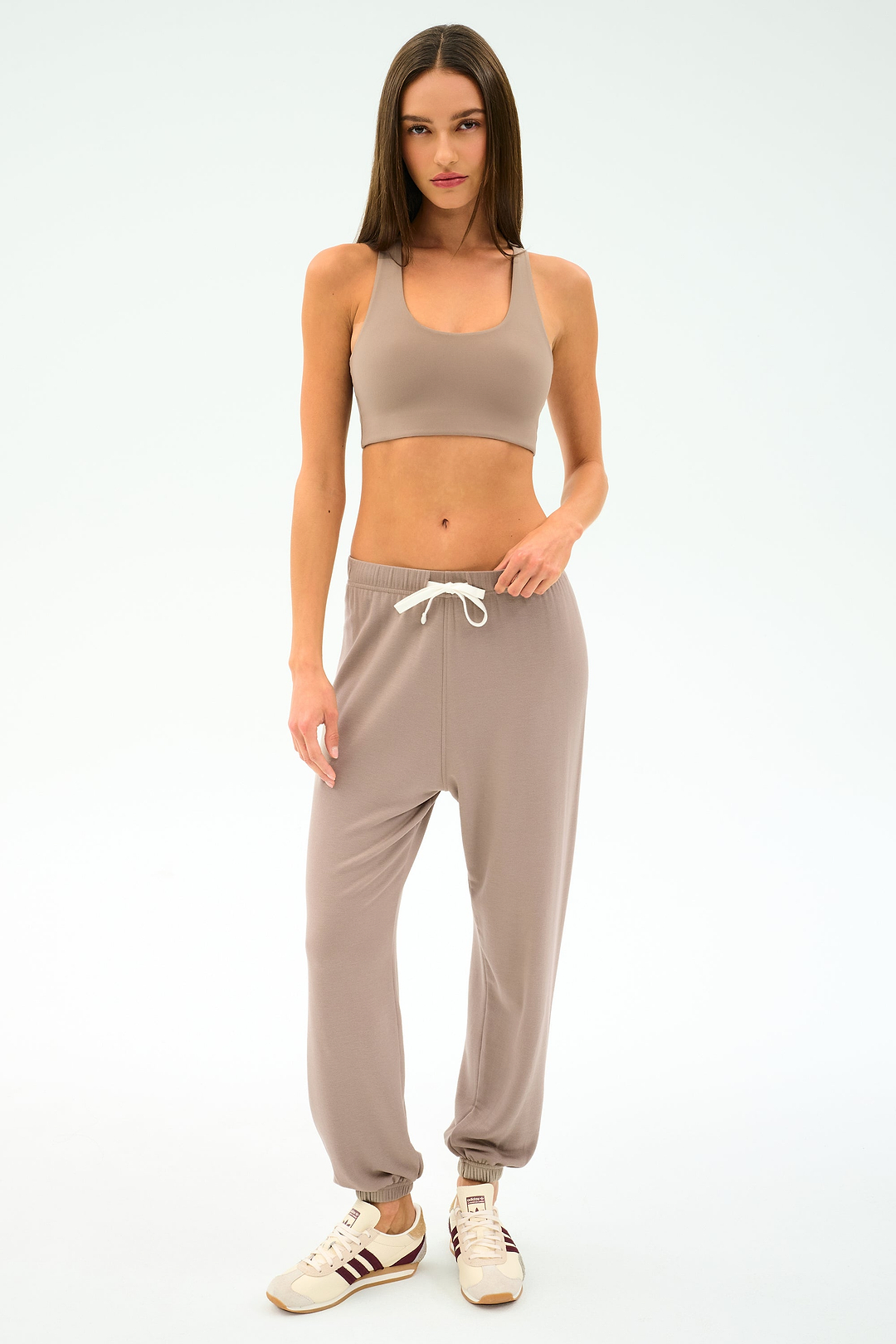 Andie Oversized Fleece Sweatpant - Latte – SPLITS59