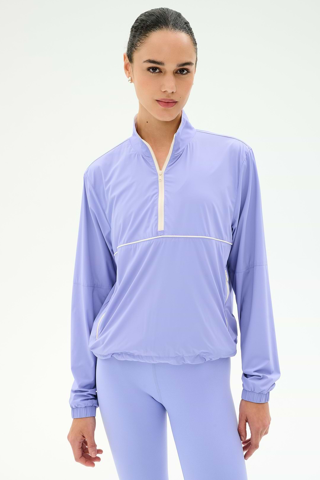 ぱる Lyle Woven Nylon Pullover - Purple Haze/Creme – SPLITS59