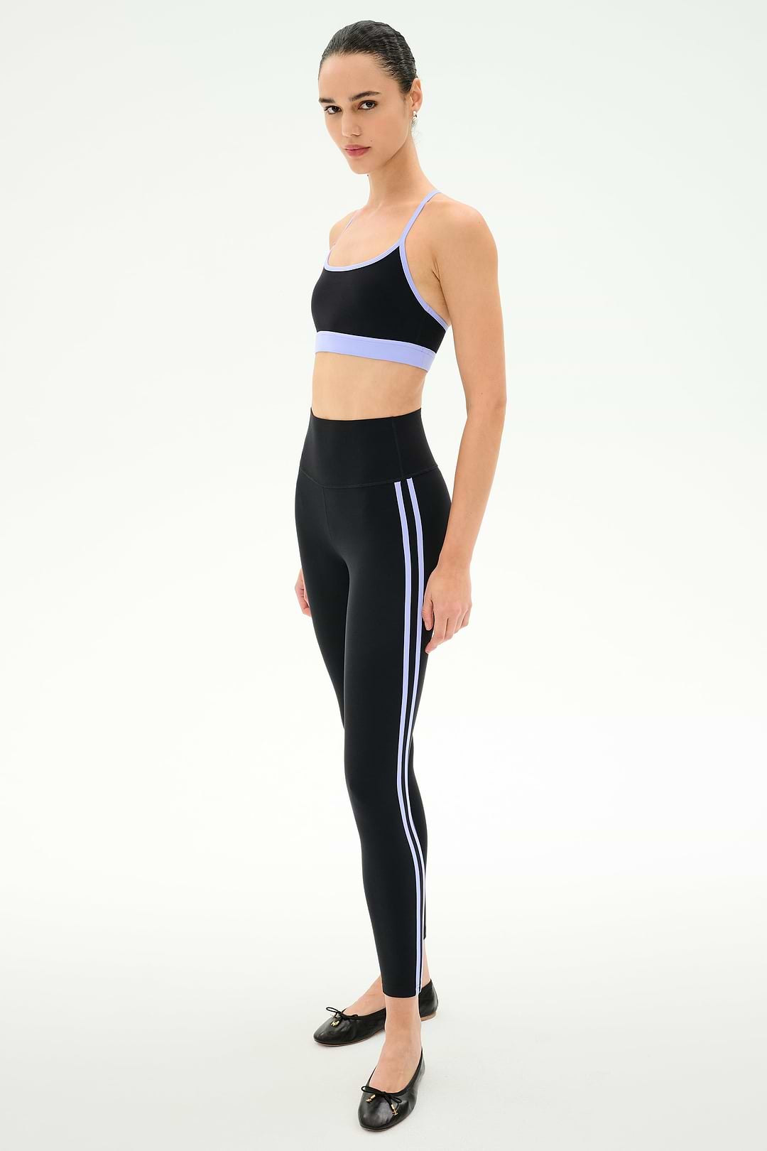 Ella High Waist Airweight 7/8 - Black/Purple Haze – SPLITS59