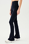 The back view of a woman wearing Raquel High Waist Airweight Flare leggings made of AirWeight fabric by SPLITS59.