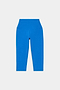 The SPLITS59 Airweight High Waist 16″ Capri Legging in Classic Blue is laid flat against a plain white background.