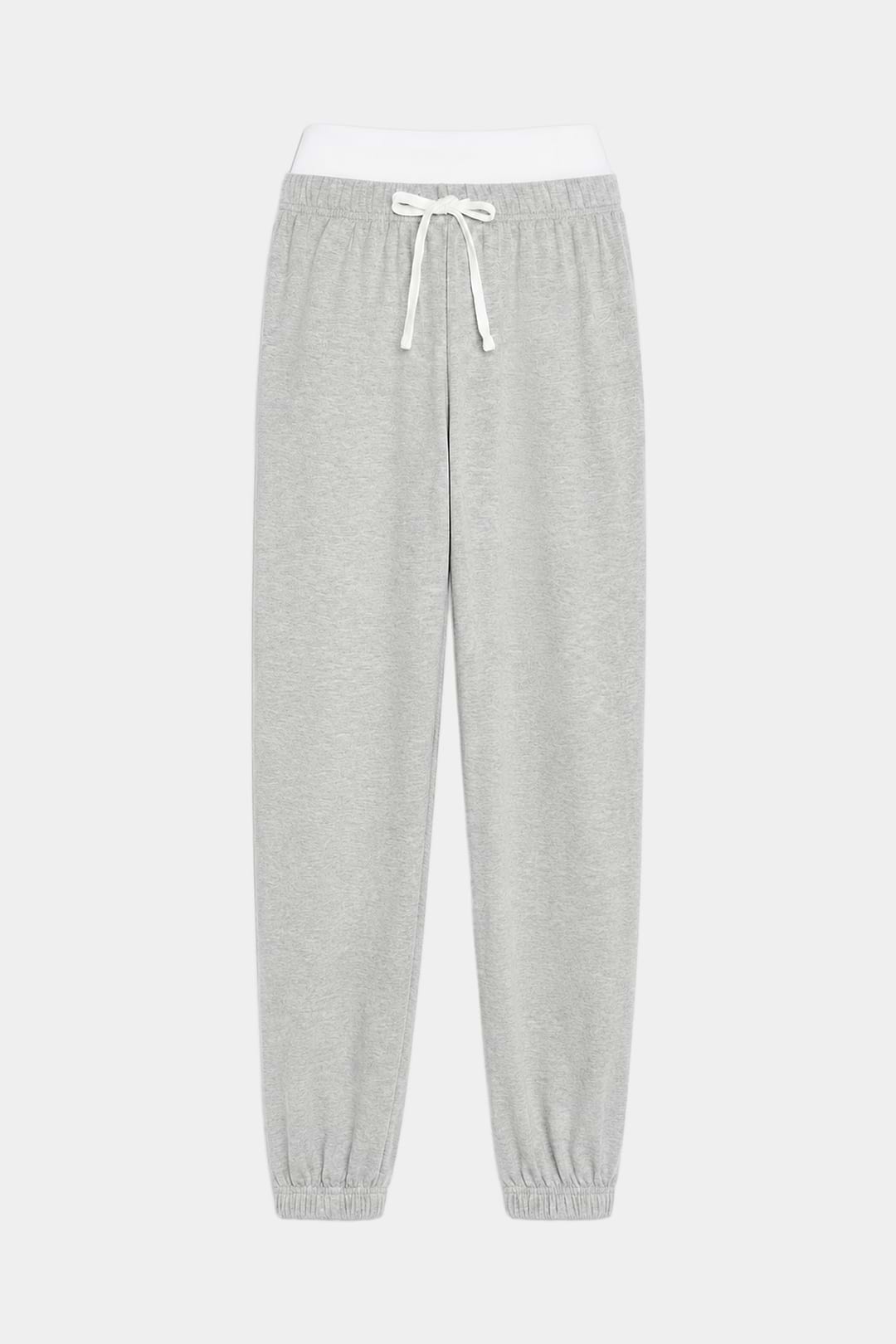 Andie Dual Waist Sweatpant - Heather Grey/White – SPLITS59