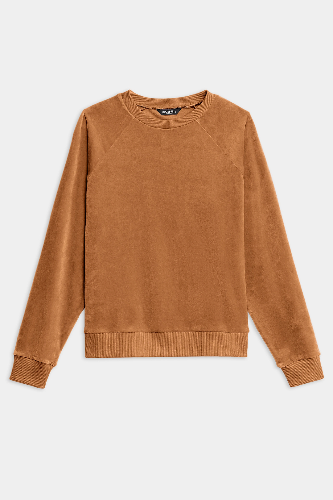 Joy Velour Crewneck - Honey – SPLITS59