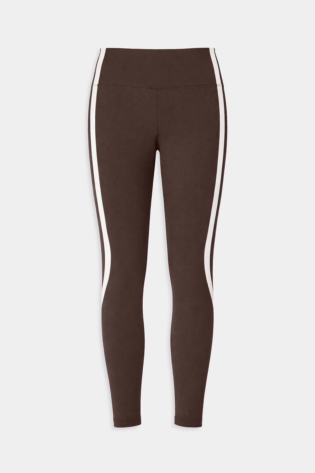 Bianca High Waist Rigor 7/8 - Dark Chocolate/White – SPLITS59