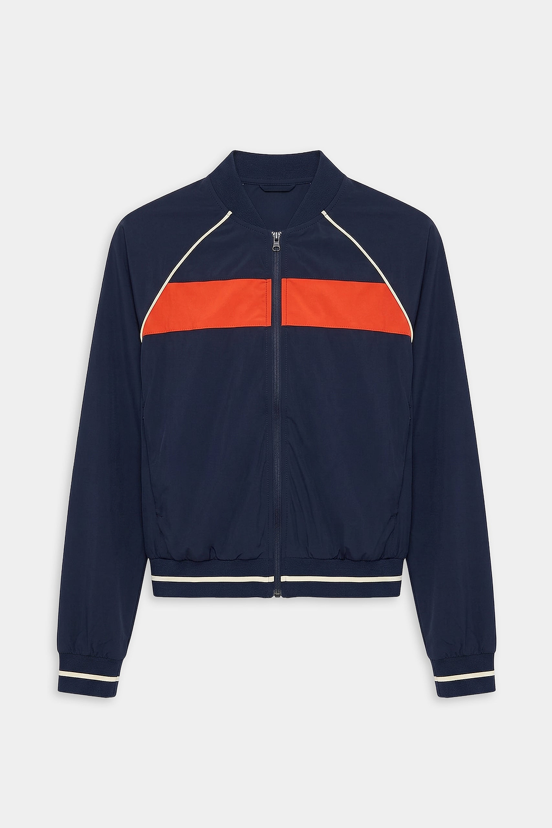 Carrie Woven Nylon Jacket - Indigo/Lotus Red – SPLITS59