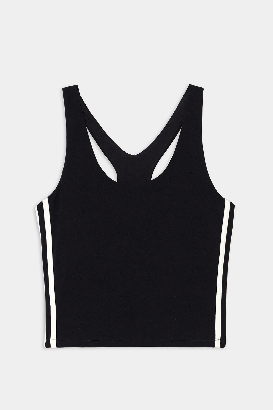 トップス ella back open tank top (black) Ella Airweight Tank - Black/White – SPLITS59