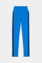 The SPLITS59 Ella High Waist Airweight 7/8 leggings in Classic Blue/Indigo, crafted from ultra-luxe fabric, feature two vertical black stripes on each side and are presented on a plain white background—perfect for hot yoga sessions.