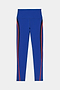 The SPLITS59 Emerson Airweight High Waist 7/8 - Cobalt/Indigo leggings, made from stretch fabric, are shown laid flat on a white background.