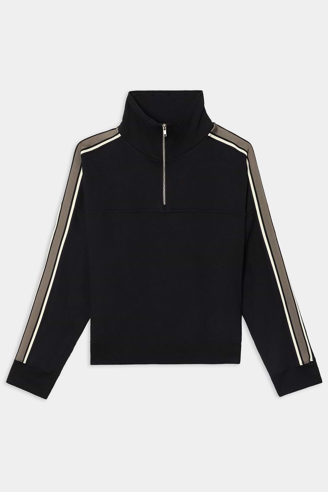 Goldie French Terry Oversized Half Zip - Black/Lentil – SPLITS59